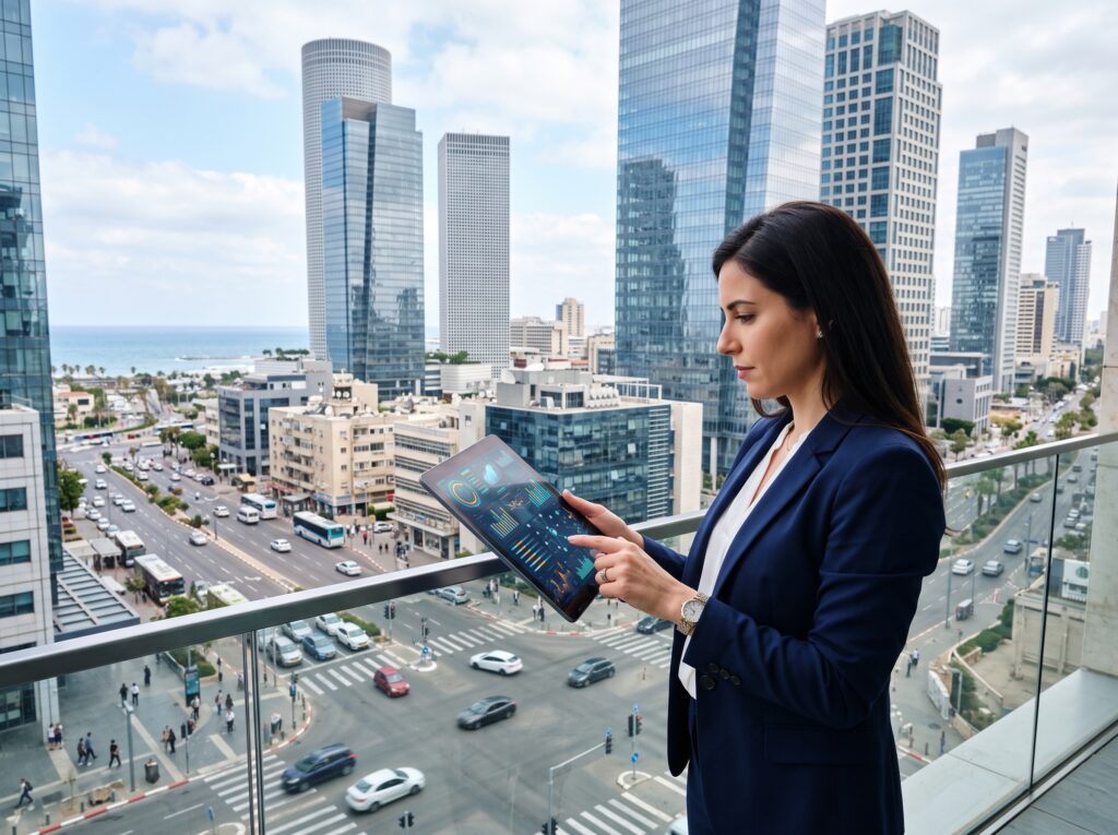 יועץ עסקי מנוסה מנווט את העסק בסביבה התחרותית של המרכז